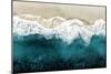 Teal Ocean Waves From Above II-Maggie Olsen-Mounted Art Print