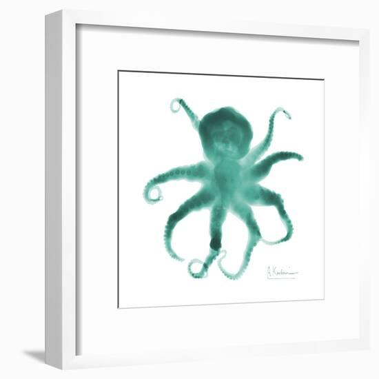 Teal Octopus-Albert Koetsier-Framed Art Print