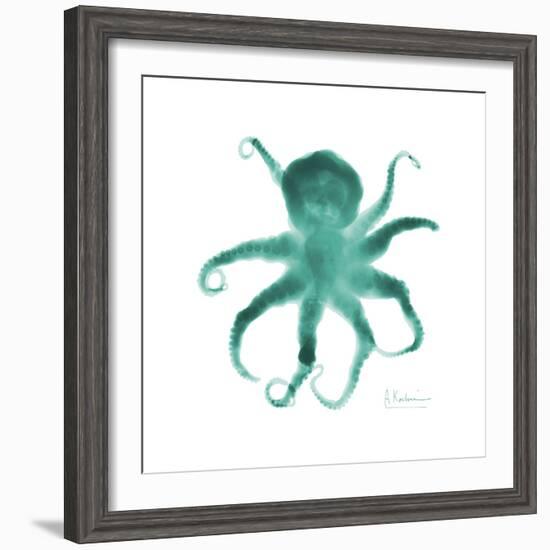 Teal Octopus-Albert Koetsier-Framed Premium Giclee Print