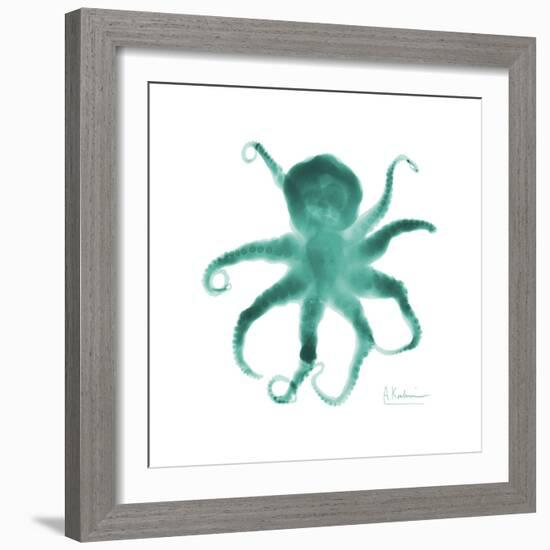 Teal Octopus-Albert Koetsier-Framed Premium Giclee Print