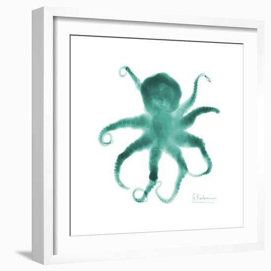 Teal Octopus-Albert Koetsier-Framed Premium Giclee Print