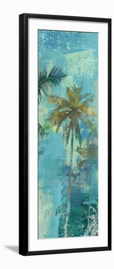 Teal Palm Triptych III-Eric Yang-Framed Art Print