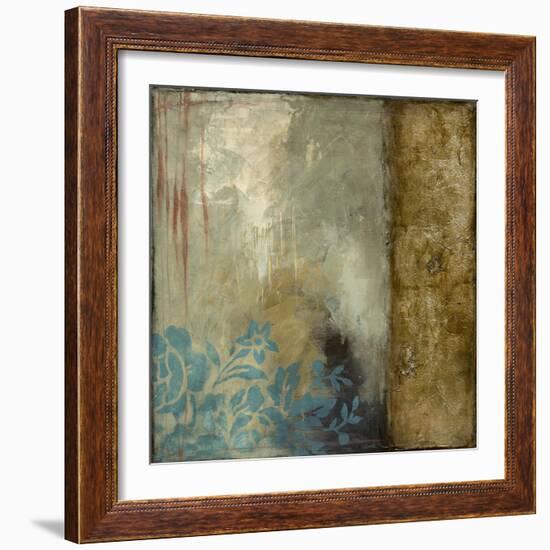 Teal Patina III-Jennifer Goldberger-Framed Art Print