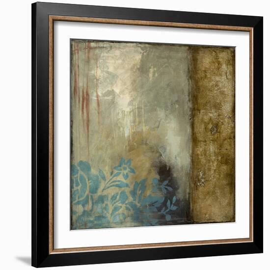 Teal Patina III-Jennifer Goldberger-Framed Art Print