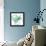 Teal Petals-Jan Weiss-Framed Stretched Canvas displayed on a wall