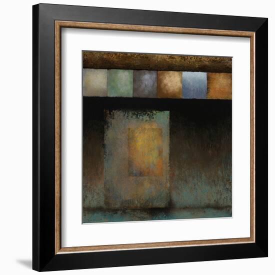 Teal Planet-Rick Novak-Framed Art Print