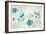 Teal Poppies on Wood-Lanie Loreth-Framed Art Print