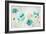 Teal Poppies on Wood-Lanie Loreth-Framed Art Print