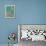 Teal Rose Garden II-Jennifer Goldberger-Framed Stretched Canvas displayed on a wall