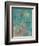 Teal Rose Garden II-Jennifer Goldberger-Framed Art Print