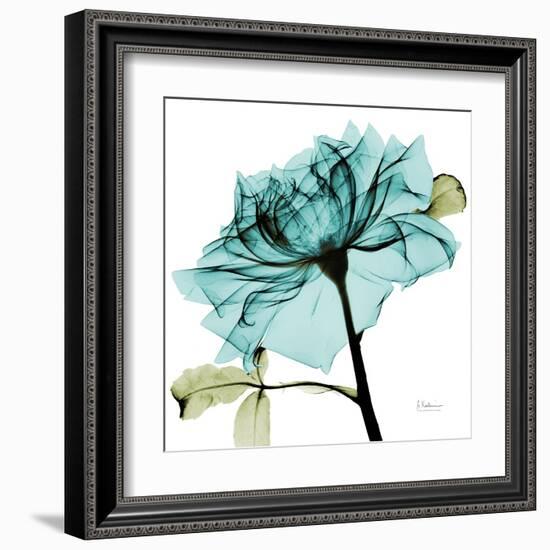 Teal Rose-Albert Koetsier-Framed Art Print