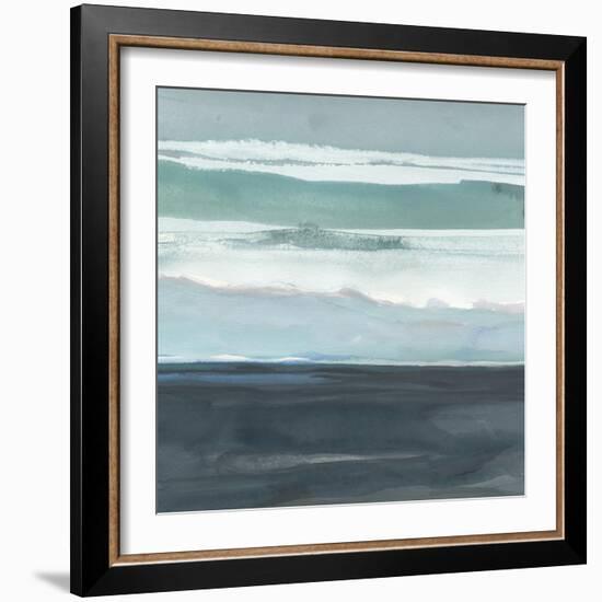 Teal Sea I-Rob Delamater-Framed Art Print