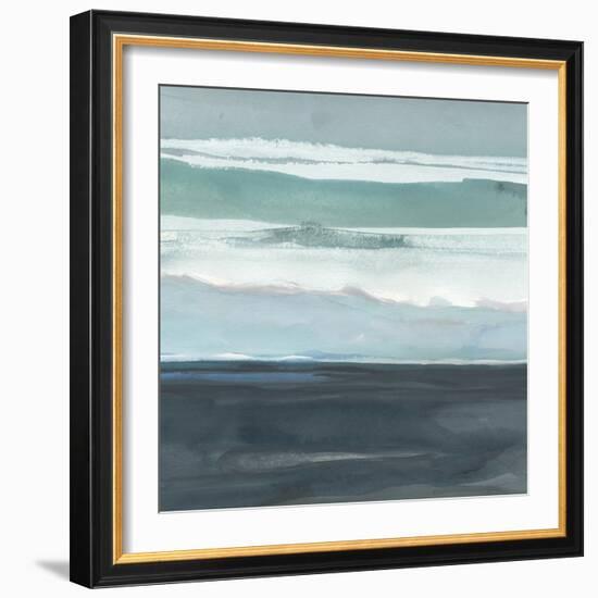 Teal Sea I-Rob Delamater-Framed Art Print