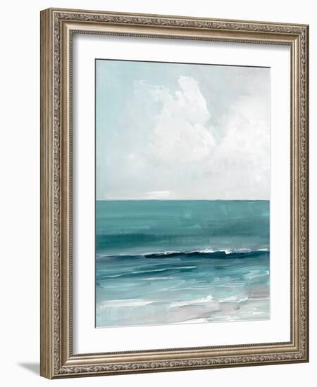 Teal Seas I-Sally Swatland-Framed Art Print