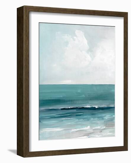 Teal Seas I-Sally Swatland-Framed Art Print