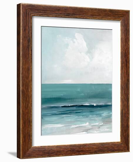 Teal Seas I-Sally Swatland-Framed Art Print