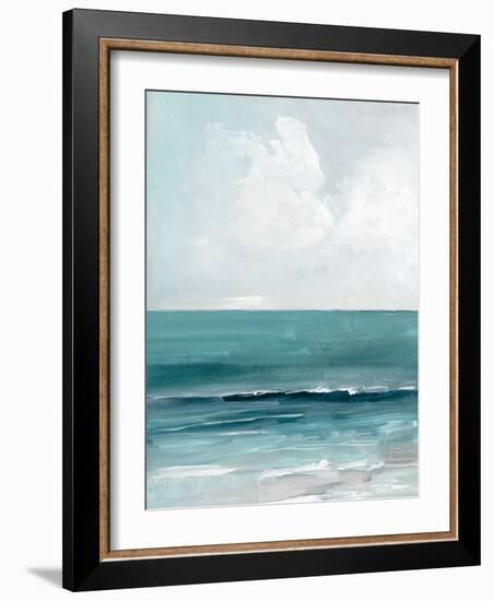 Teal Seas I-Sally Swatland-Framed Art Print