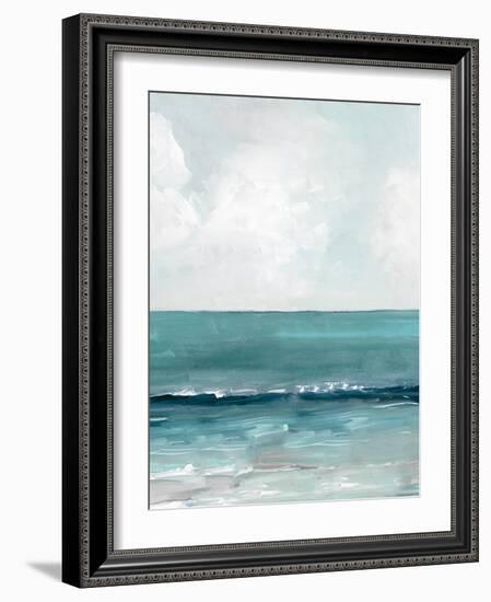 Teal Seas II-Sally Swatland-Framed Art Print