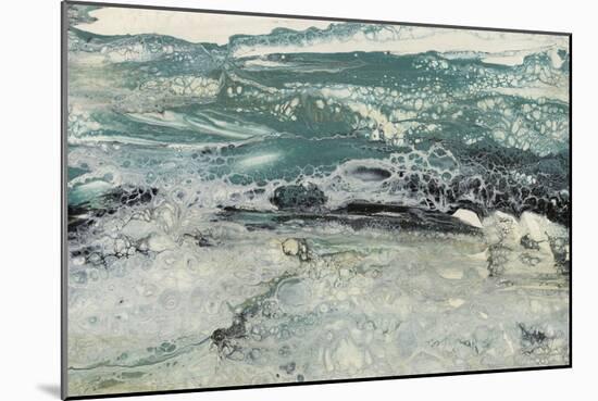 Teal Seascape I-Lila Bramma-Mounted Art Print