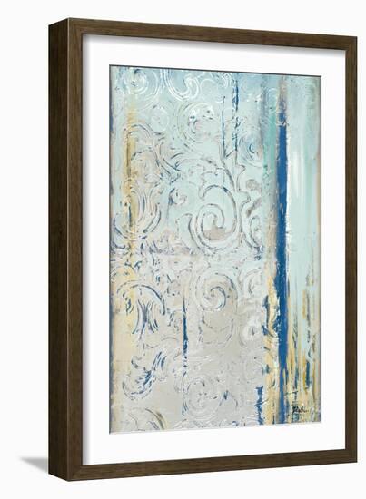 Teal Silver I-Patricia Pinto-Framed Art Print