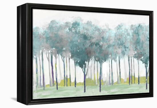 Teal Silver-Allison Pearce-Framed Stretched Canvas