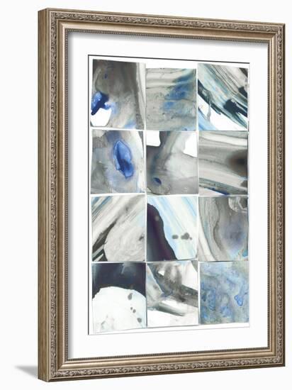 Teal Slate I-PI Studio-Framed Art Print