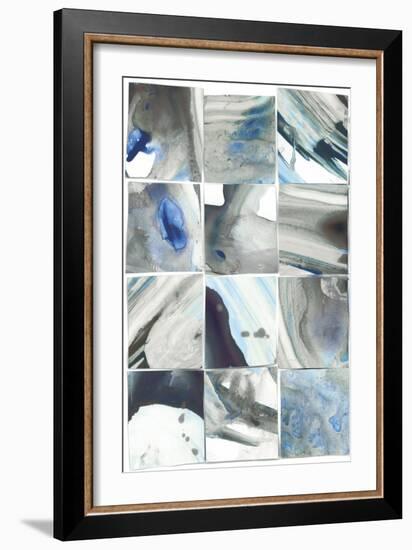 Teal Slate I-PI Studio-Framed Art Print