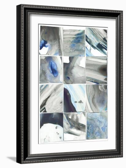 Teal Slate I-PI Studio-Framed Art Print