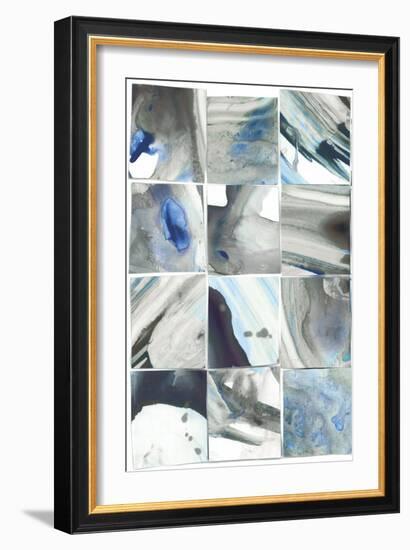 Teal Slate I-PI Studio-Framed Art Print