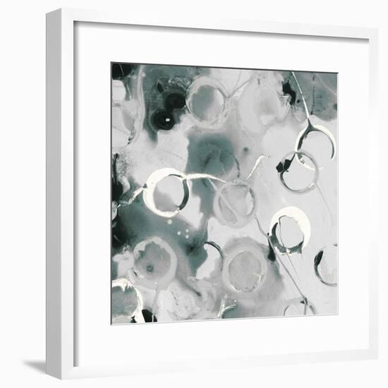 Teal Spatter III-PI Studio-Framed Art Print