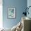 Teal Succulent Vertical-Susan Bryant-Framed Art Print displayed on a wall