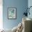 Teal Succulent Vertical-Susan Bryant-Framed Art Print displayed on a wall