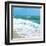 Teal Surf I-Nicholas Biscardi-Framed Art Print