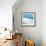 Teal Surf I-Nicholas Biscardi-Framed Art Print displayed on a wall