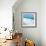 Teal Surf I-Nicholas Biscardi-Framed Art Print displayed on a wall