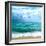 Teal Surf II-Nicholas Biscardi-Framed Art Print