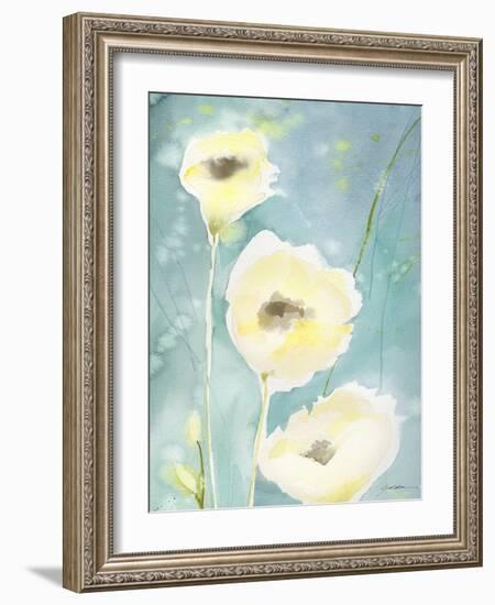 Teal Tones-Sheila Golden-Framed Art Print