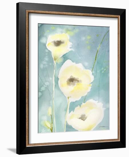 Teal Tones-Sheila Golden-Framed Art Print