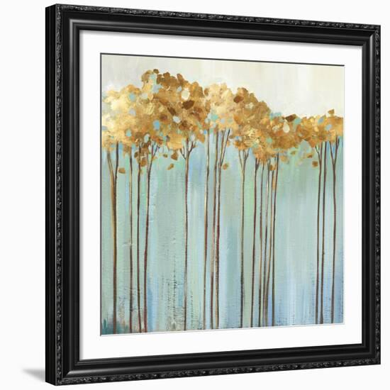 Teal Trees I-Allison Pearce-Framed Art Print