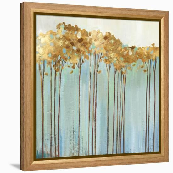 Teal Trees I-Allison Pearce-Framed Stretched Canvas