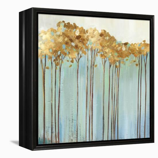 Teal Trees I-Allison Pearce-Framed Stretched Canvas