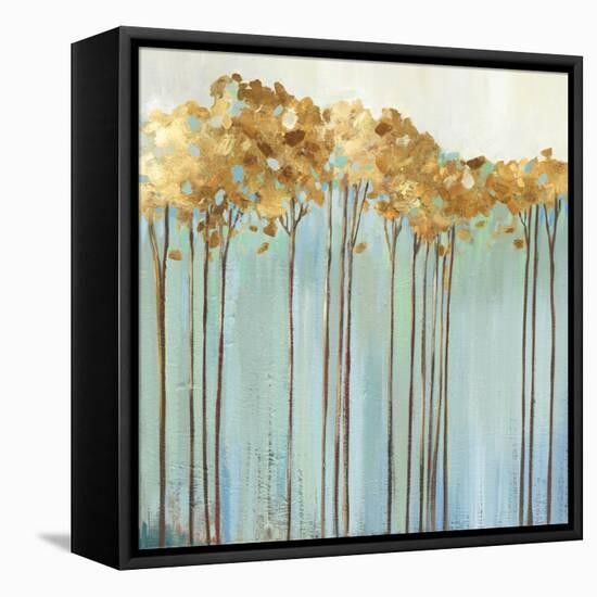 Teal Trees I-Allison Pearce-Framed Stretched Canvas