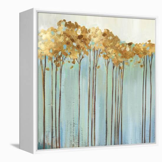 Teal Trees I-Allison Pearce-Framed Stretched Canvas