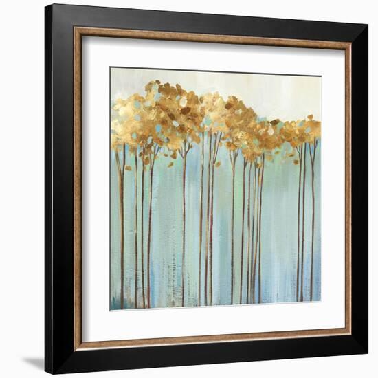 Teal Trees I-Allison Pearce-Framed Art Print