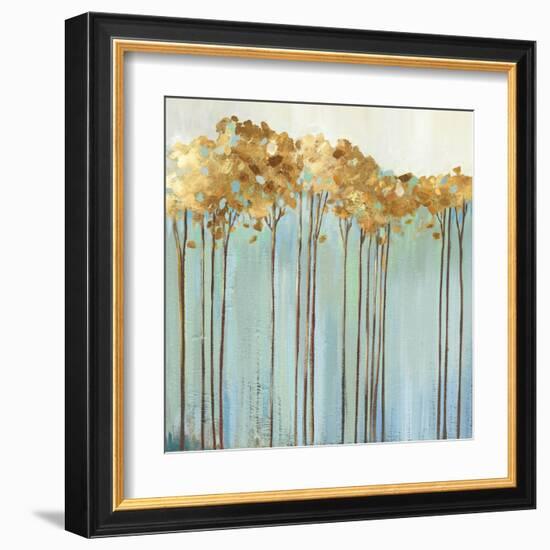 Teal Trees I-Allison Pearce-Framed Art Print