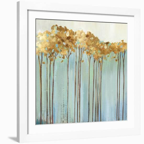 Teal Trees I-Allison Pearce-Framed Giclee Print