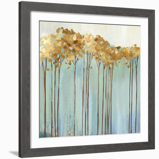 Teal Trees I-Allison Pearce-Framed Giclee Print