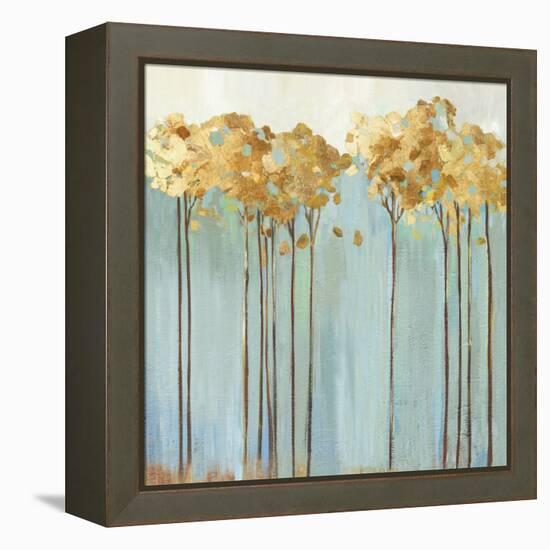 Teal Trees II-Allison Pearce-Framed Stretched Canvas