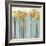 Teal Trees II-Allison Pearce-Framed Art Print