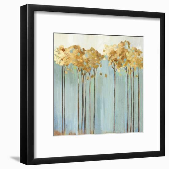 Teal Trees II-Allison Pearce-Framed Art Print